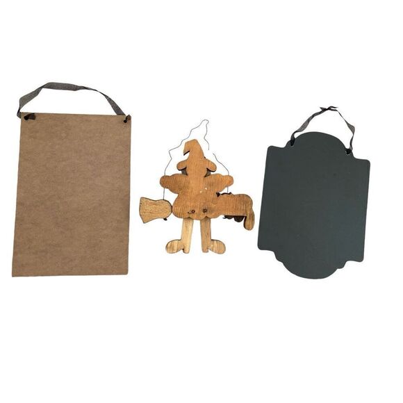 Lot Of 3 Halloween Hanging Home Signs Decor Decorations Goth Gothic Punk - Picture 2 of 12